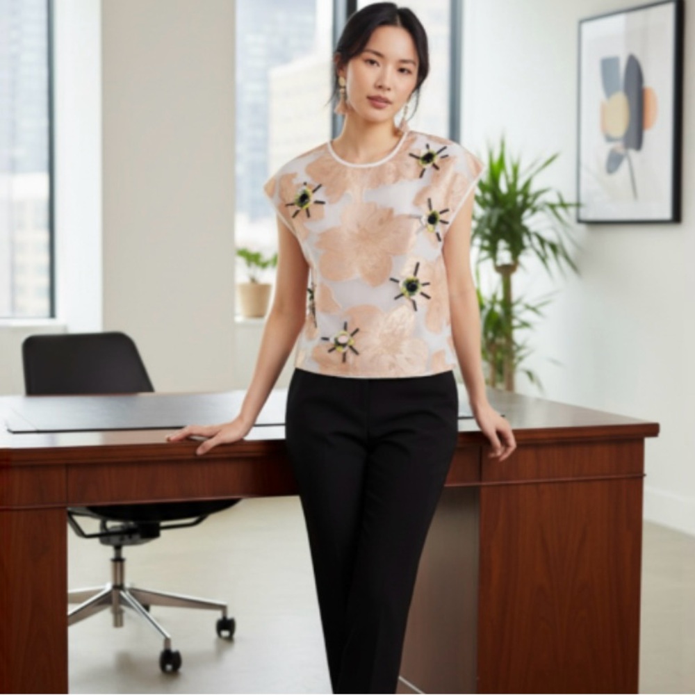 Anthropologie Amit Aggarwal Jamie Floral Top